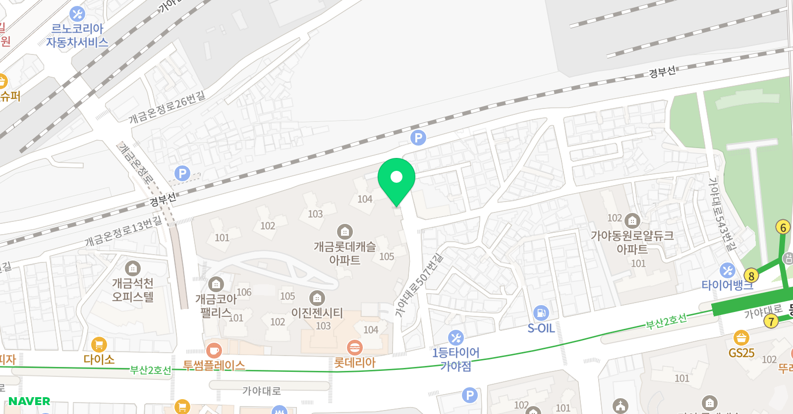 3030 영어 부산개금러닝센터 위치