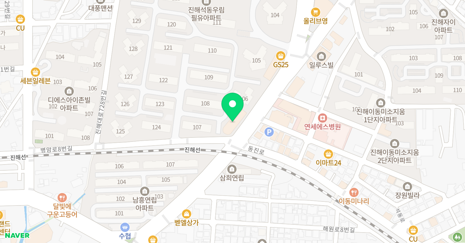 소리나 음악학원 위치