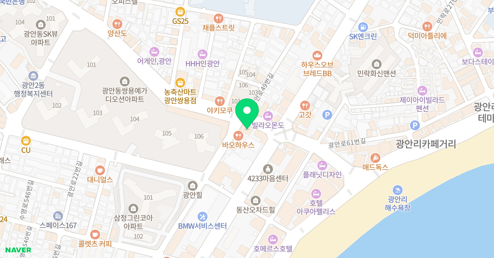 SM 수학학원 위치