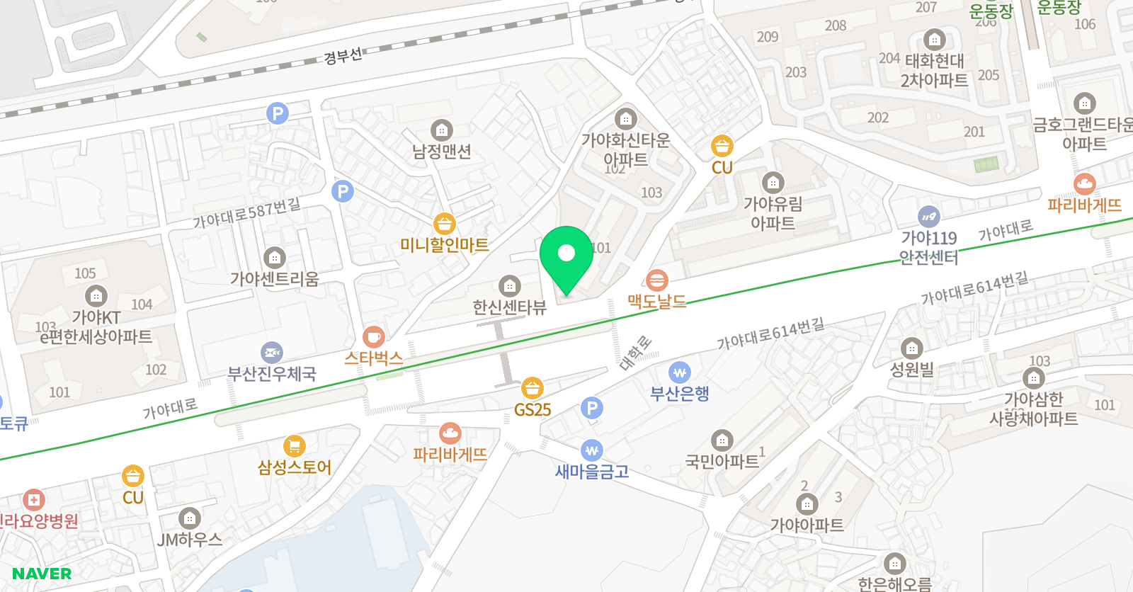 수재 영어수학학원 위치
