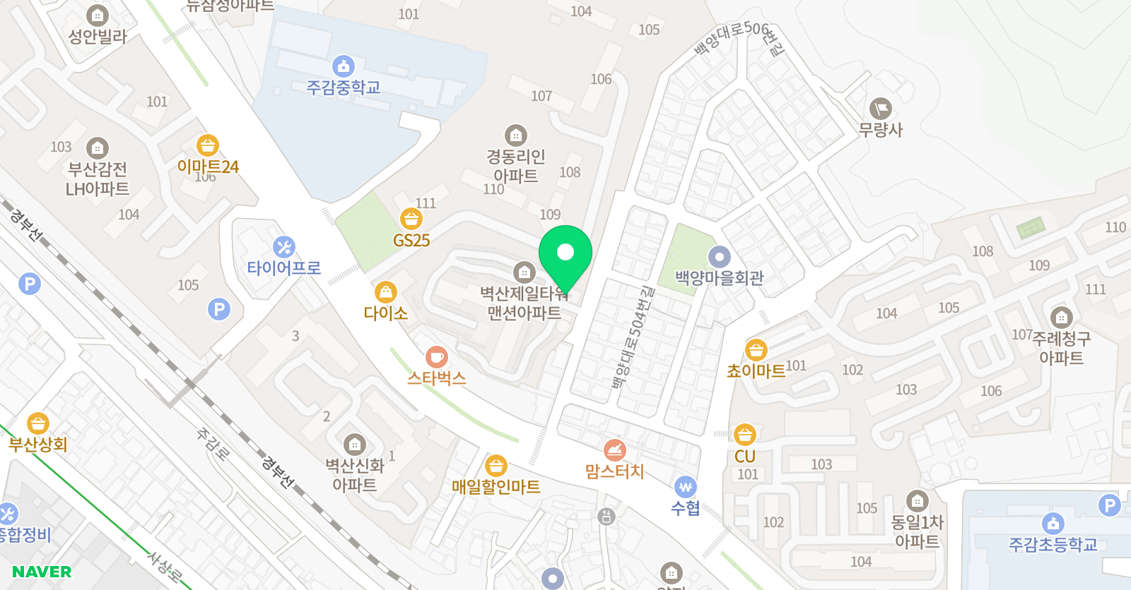 홍익 음악학원 위치