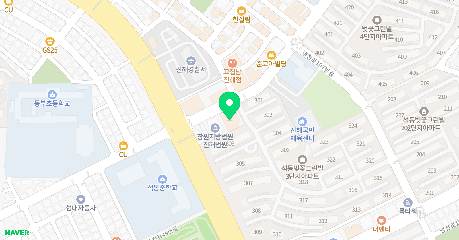 로고스 아카데미 학원 위치