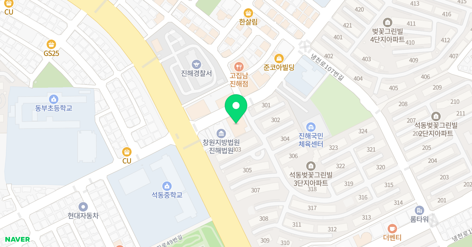 키움 수학전문학원 위치
