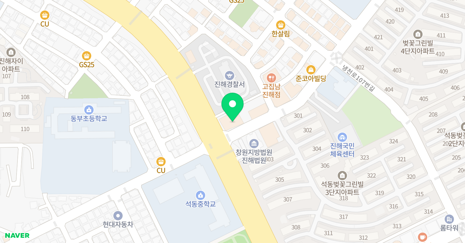 와이즈만 영재교육 경남진해센터 위치
