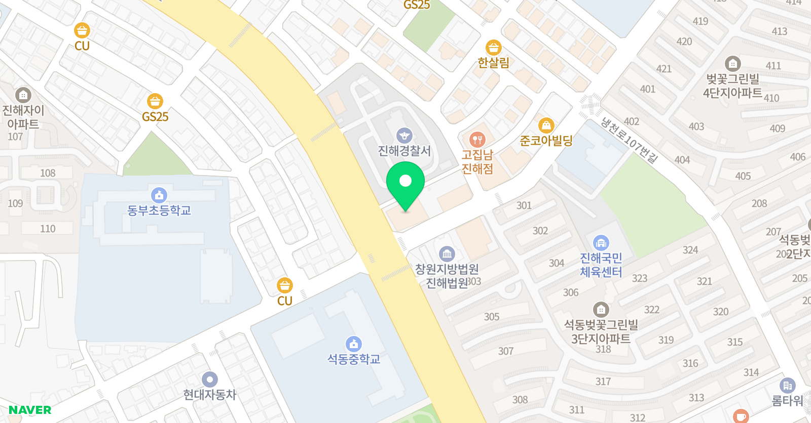 와와 학습코칭센터 석동점 위치
