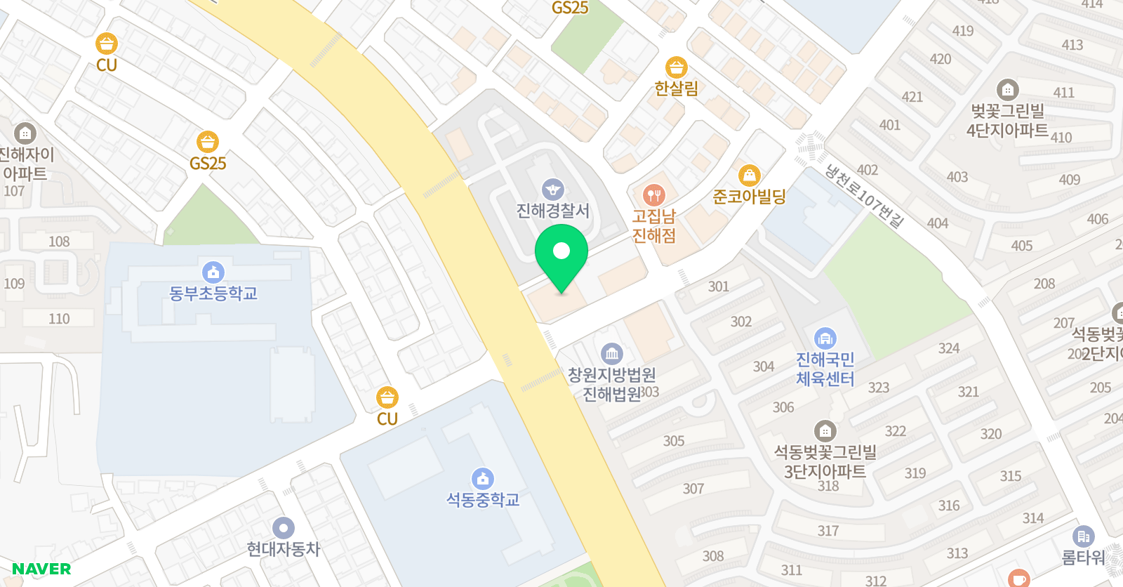 지음 학원 위치