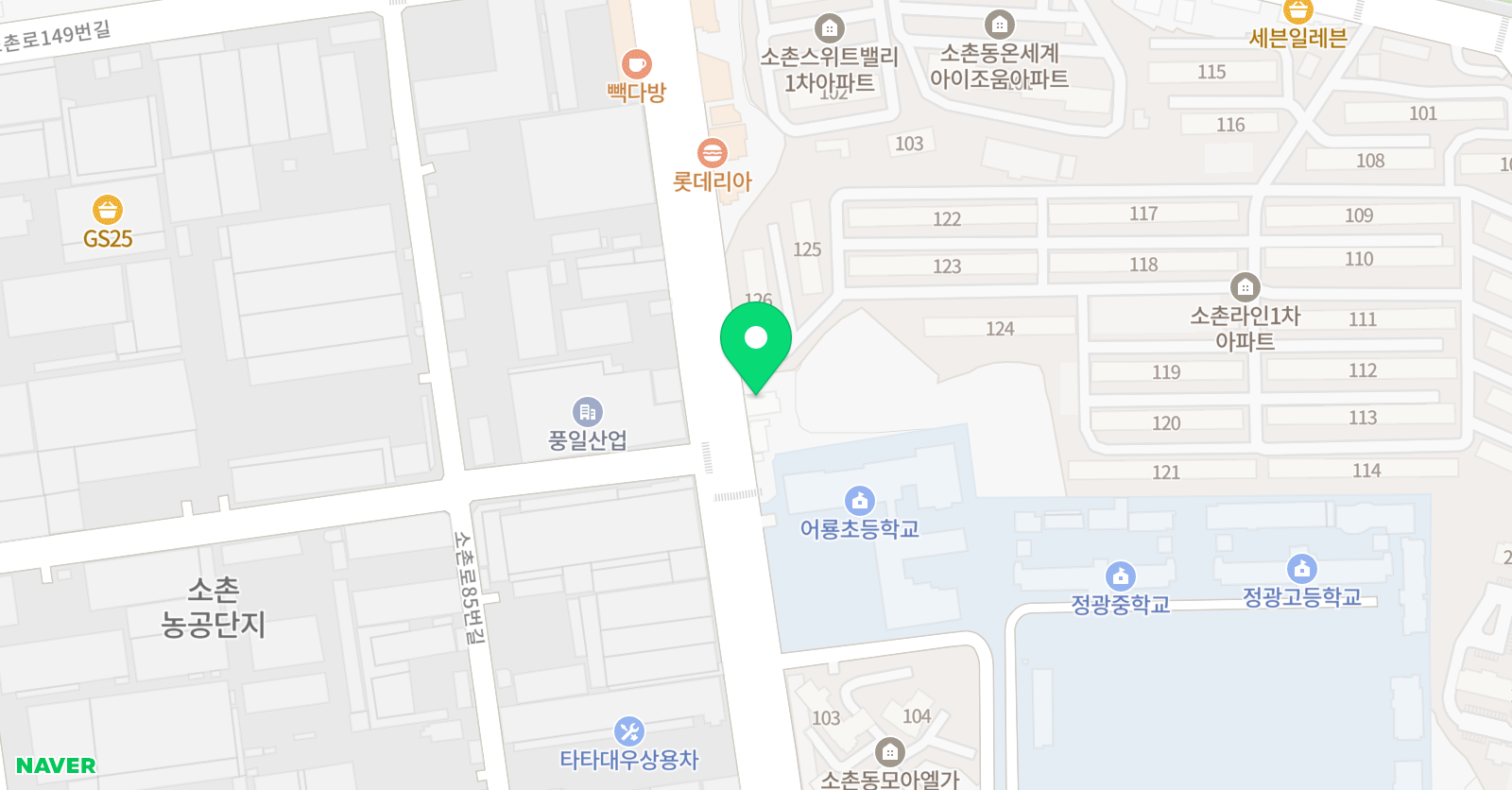 잉글리쉬무무 영어학원 송정제3학습관 위치
