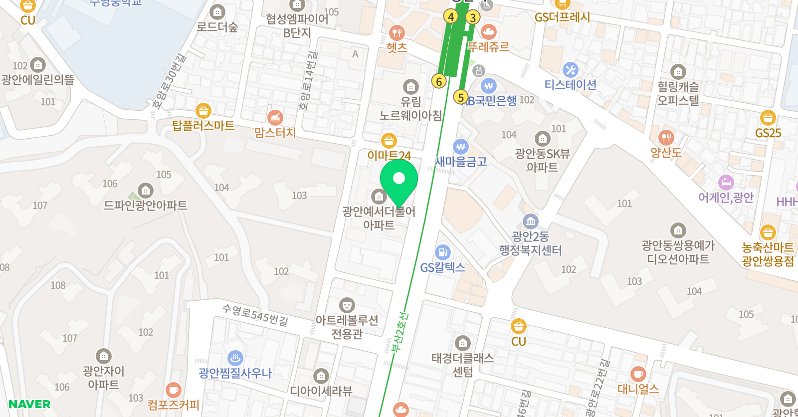 중앙스타 태권도장 위치