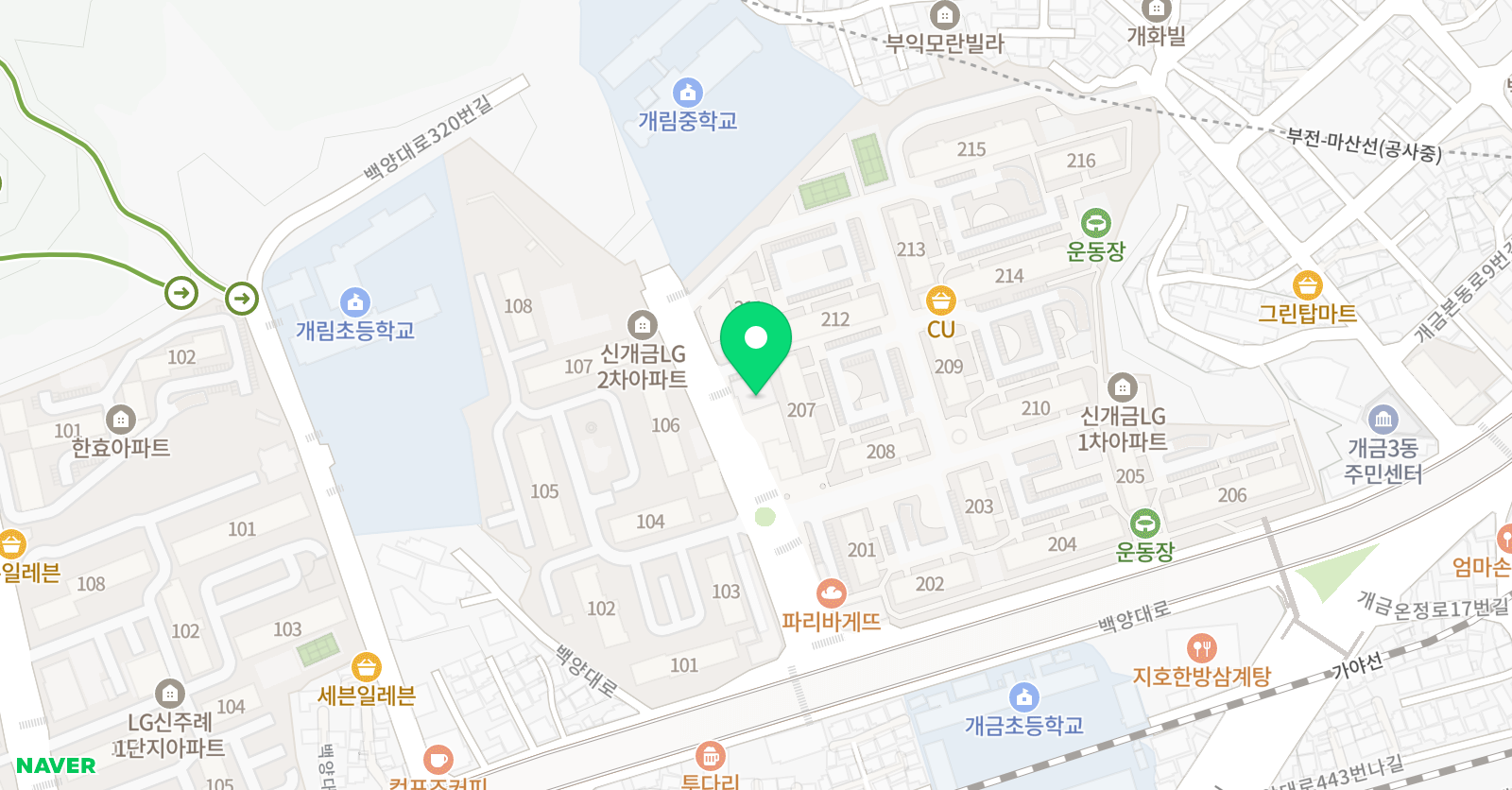 더원태권도 위치
