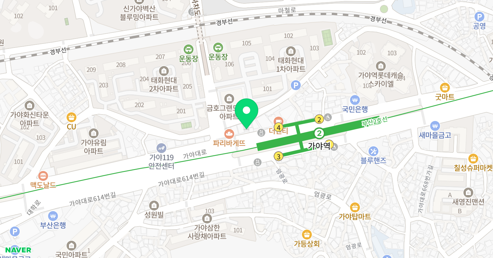 잉글리시아이 영어교습소 가야점 위치