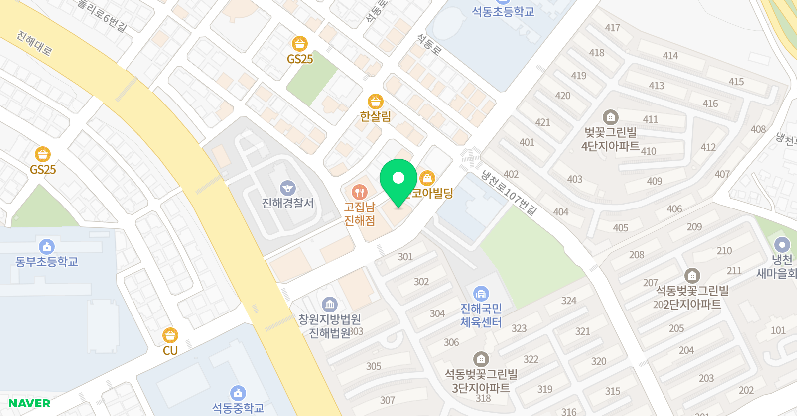 탑아카데미 학원 위치