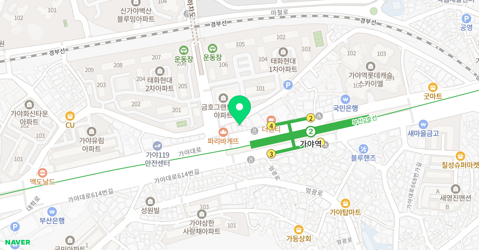 나무칠드런 아트 아동미술전문학원 위치