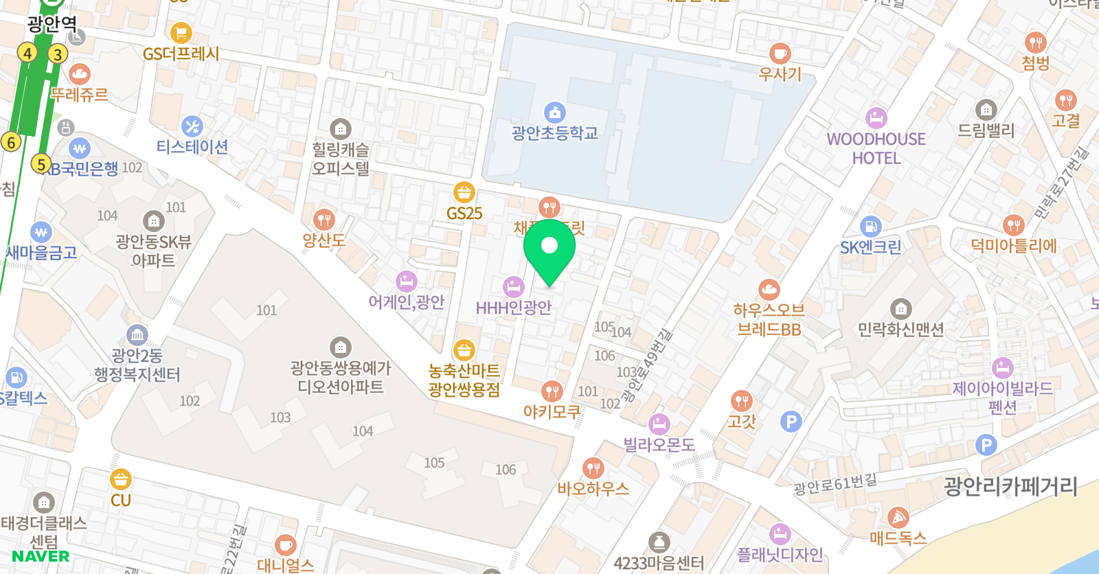 웅진씽크빅 씽크빅 광안동공부방 위치