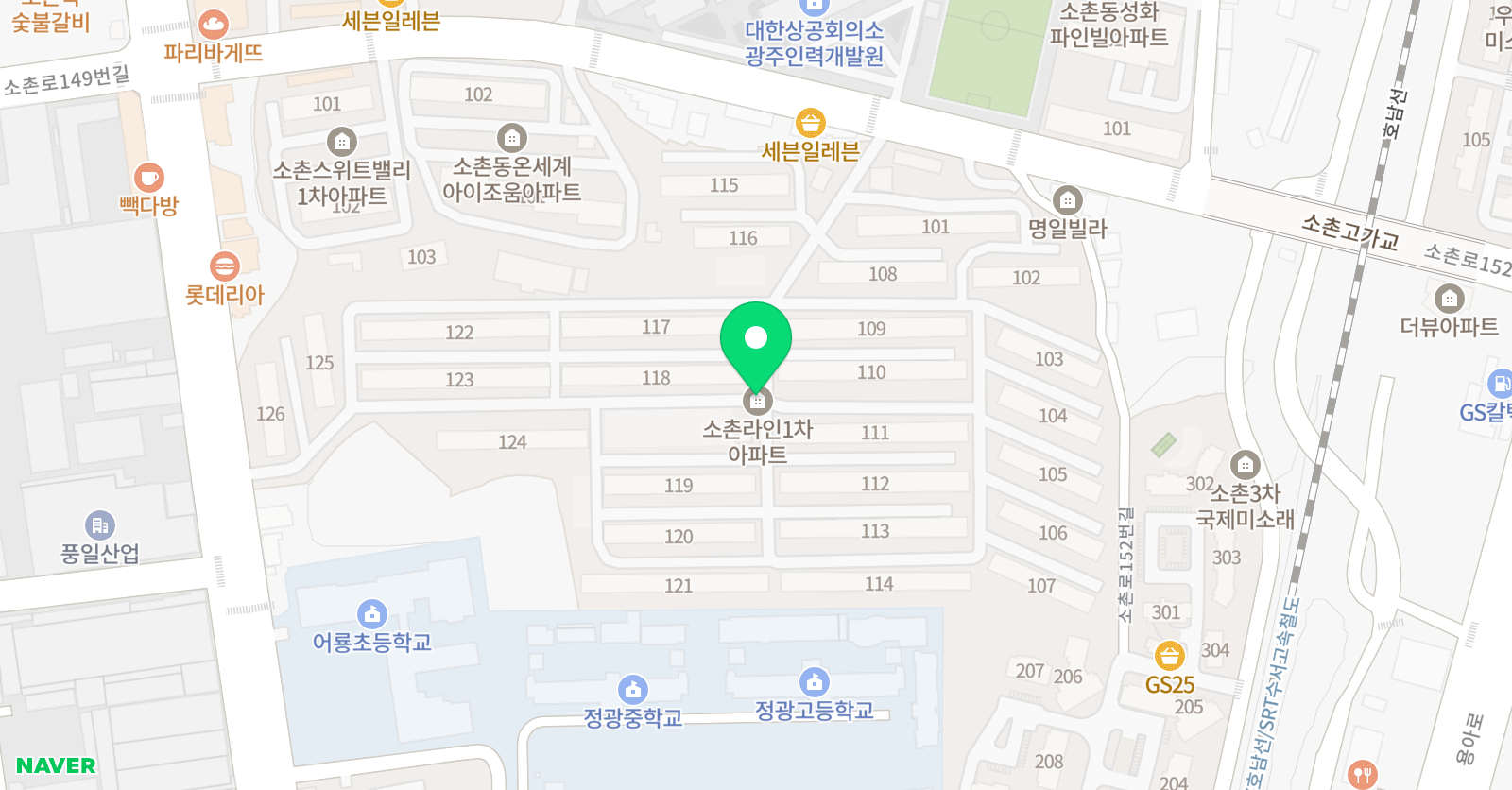 B의집 아이스크림홈런 소촌공부방 위치