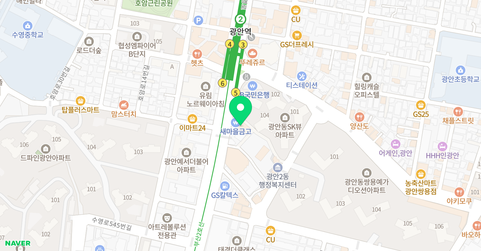 다온 학원 위치