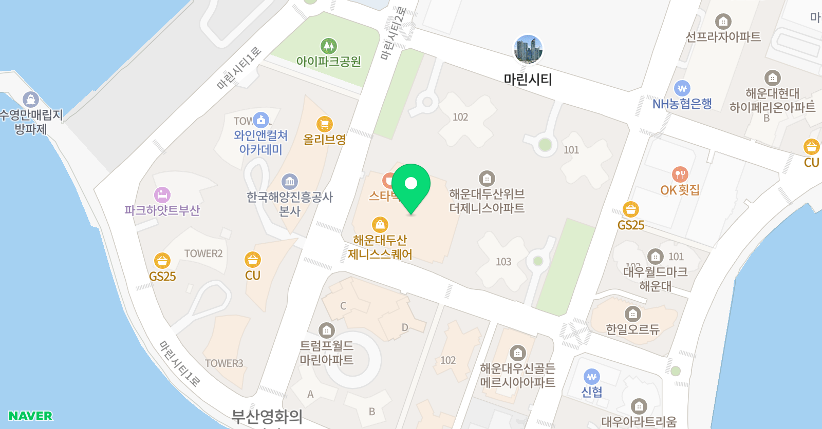 제니스유스턴 영어학원 위치