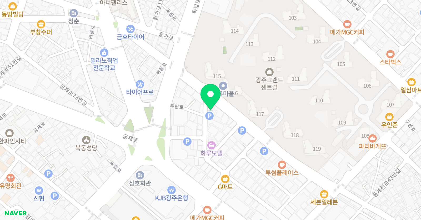 Okay 영어교실 위치