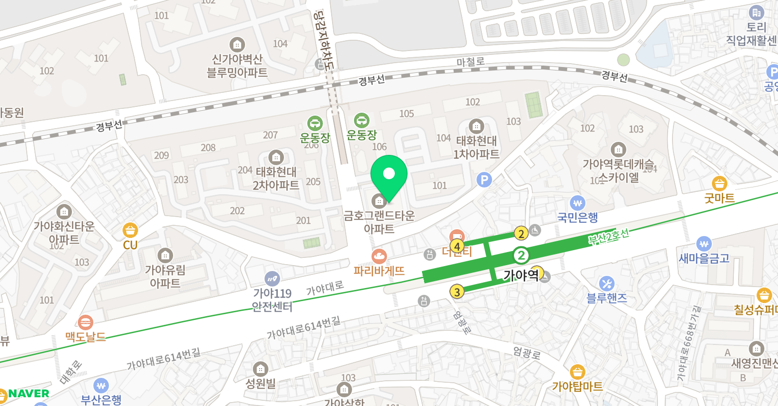 화랑 태권도 위치