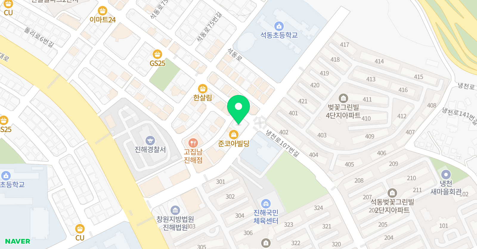 스터디존 학원 위치