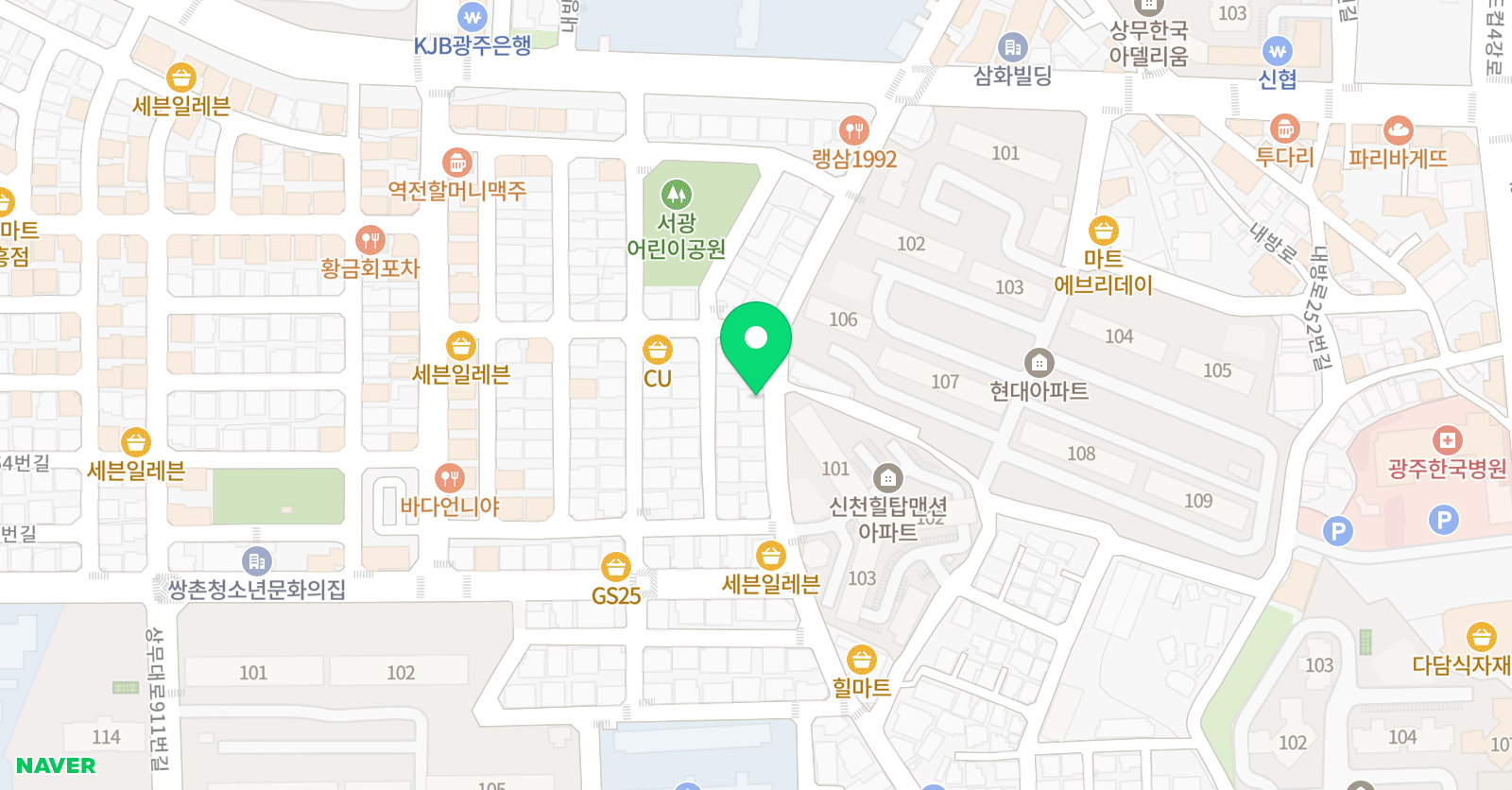 해법 수학과학학원 위치