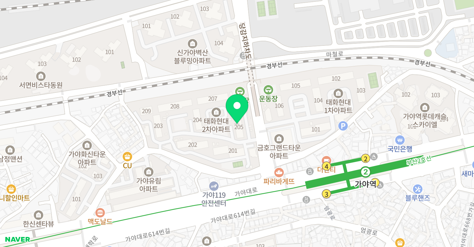 엠베스트SE 가야캠퍼스 위치