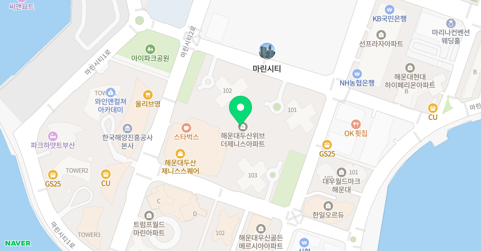 눈높이러닝센터 해원 학원 위치