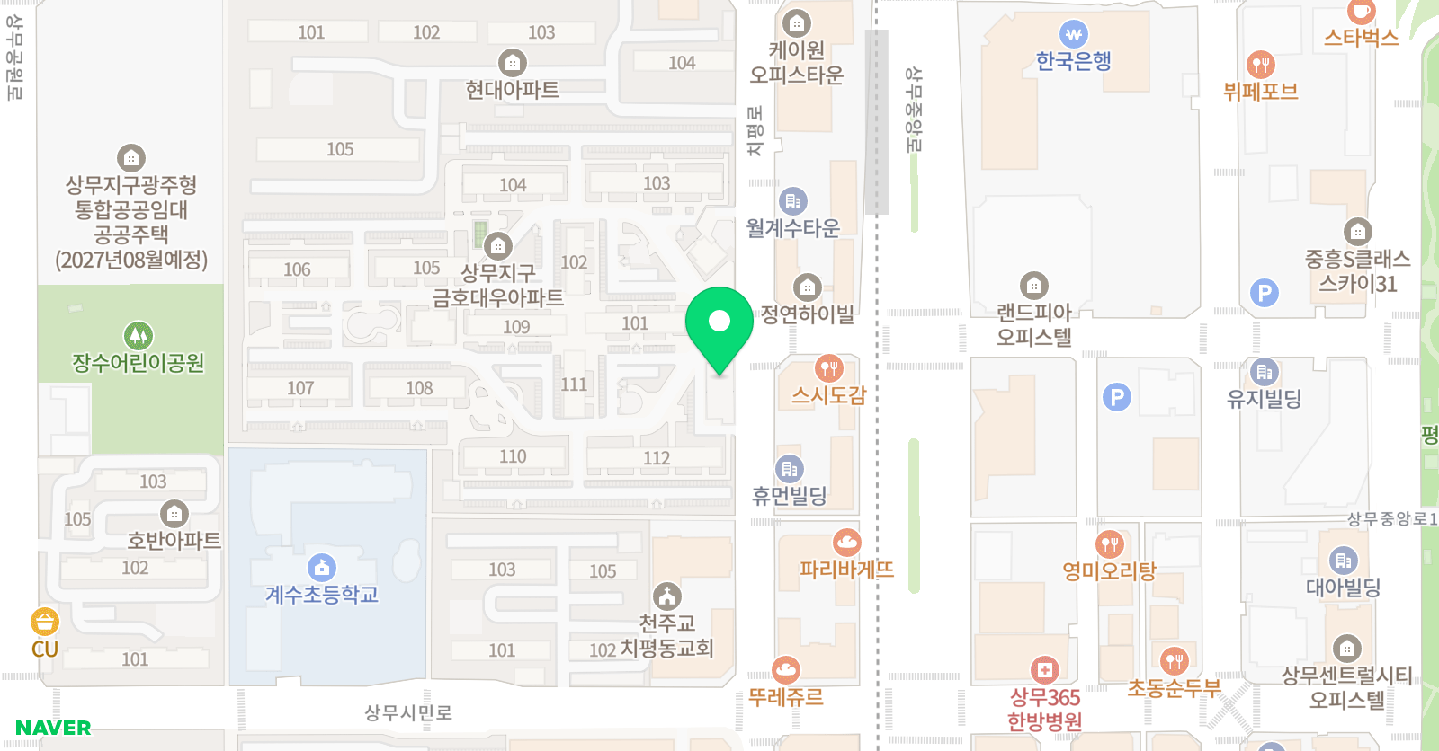 뮤엠 영어 계수영어교습소 위치