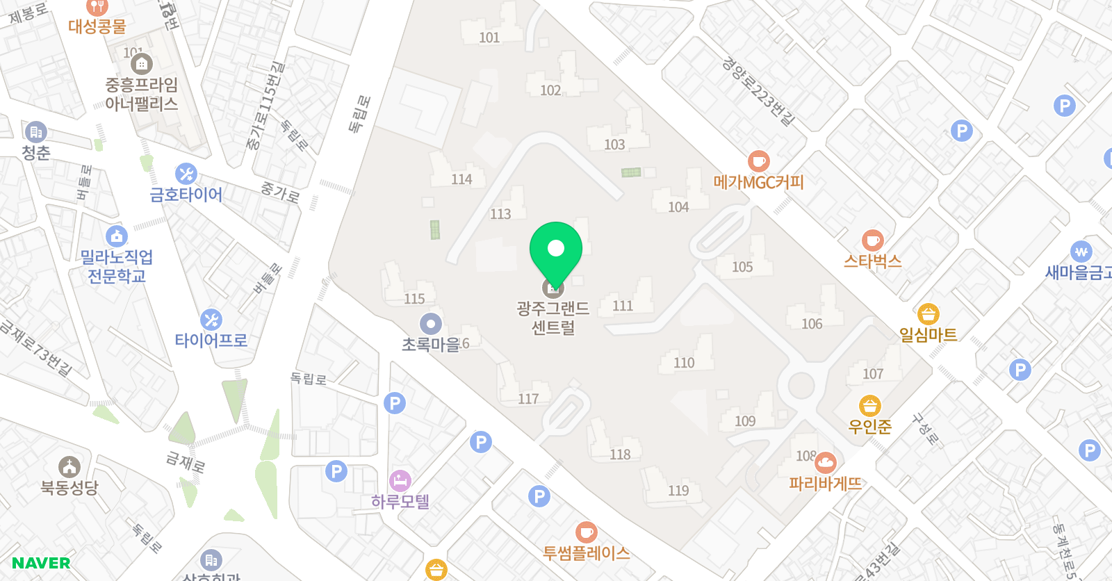 센트럴피아노 위치