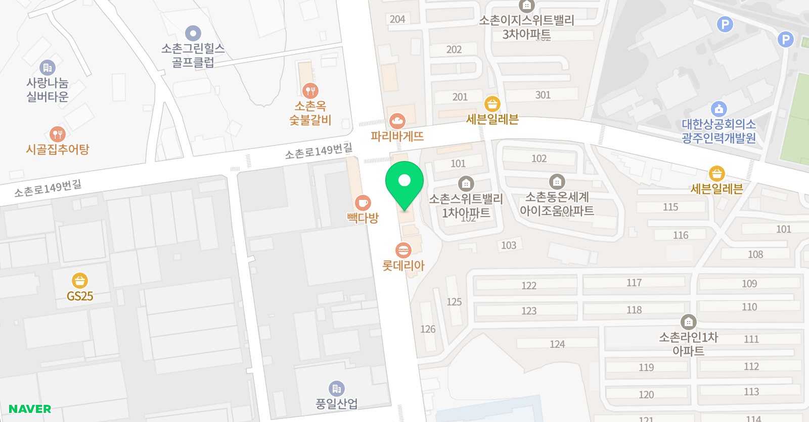 미래엔영어소촌점 와이즈영수학원 위치