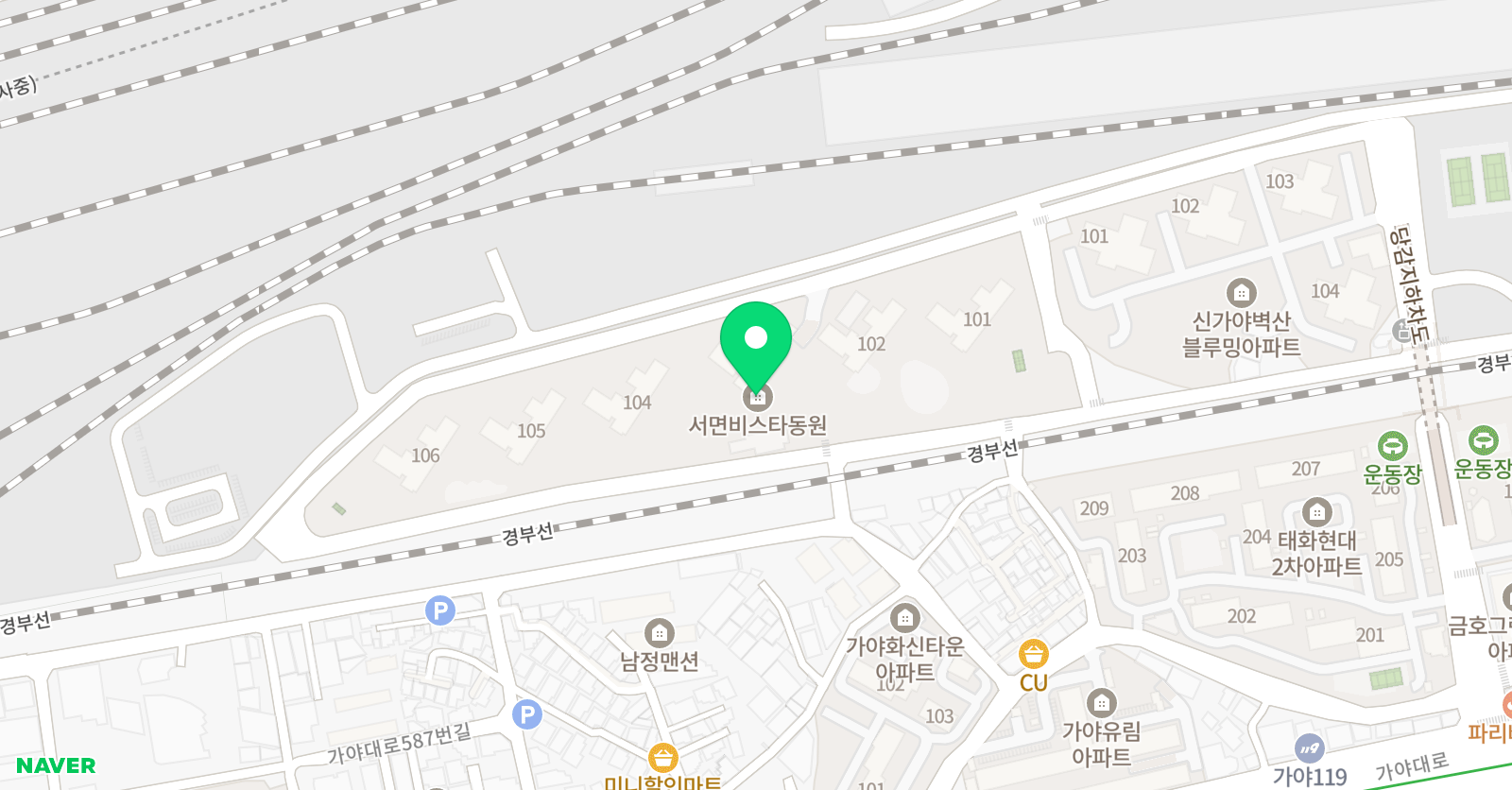 스마트해법영어 서면비스타동원점 위치