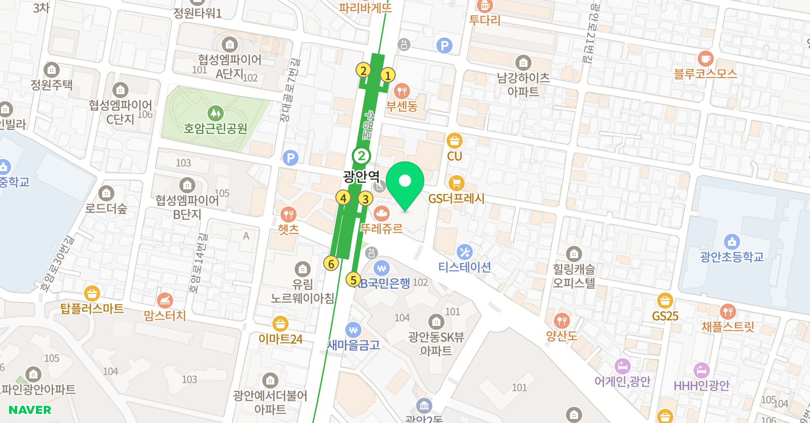 새싹 수학 위치