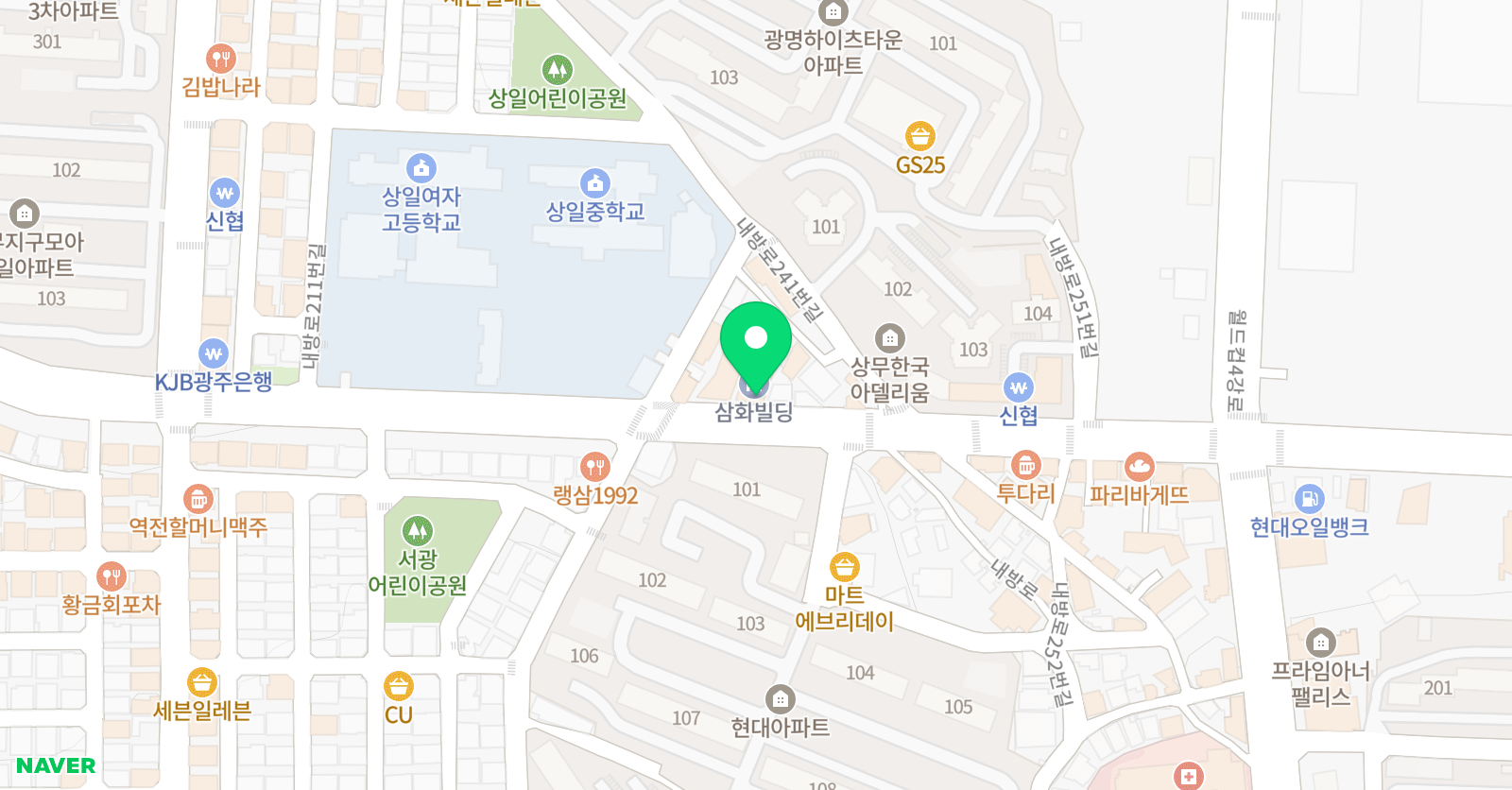 라발레 학원 위치