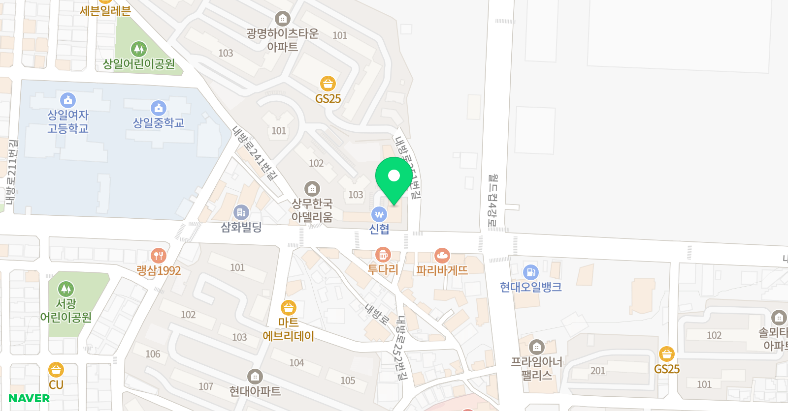 조선석사 태권도 위치