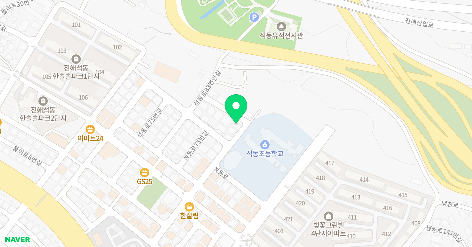 인에이블 영수학원 위치