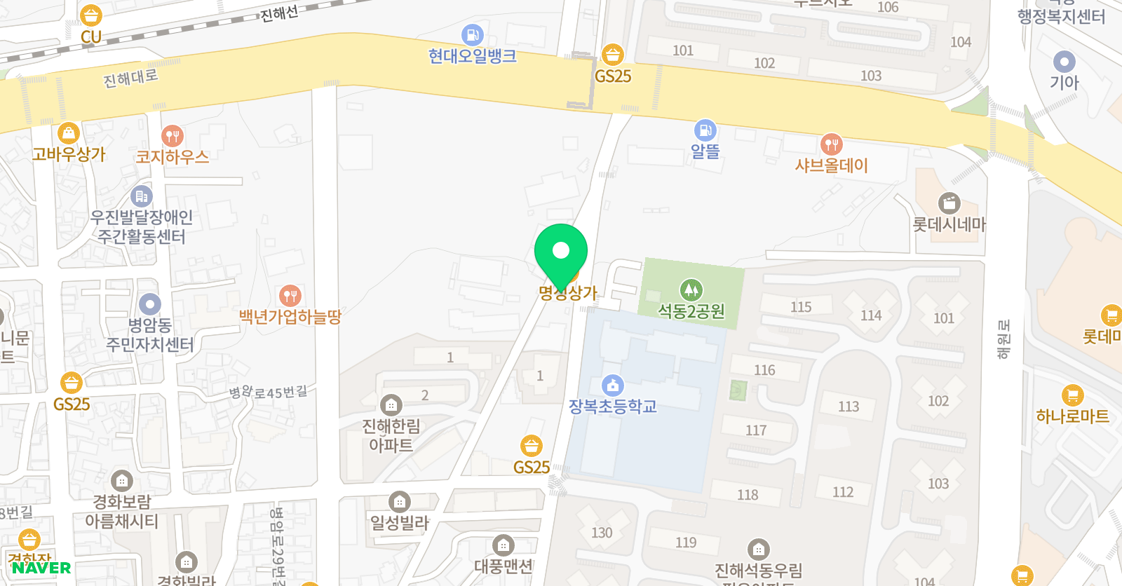 장복 음악학원 위치