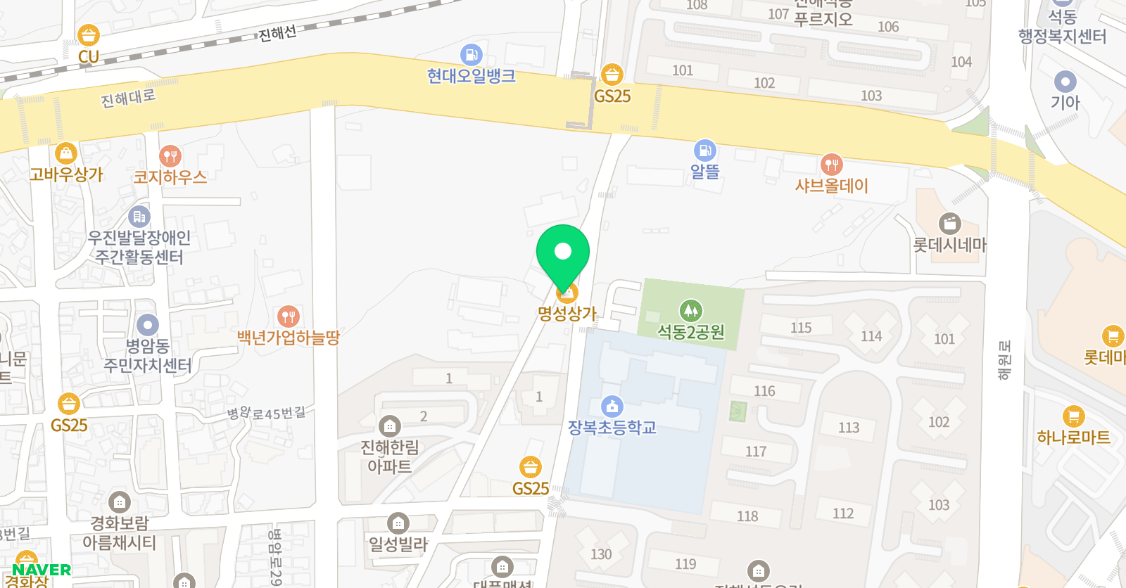 책통클럽 석동점 위치