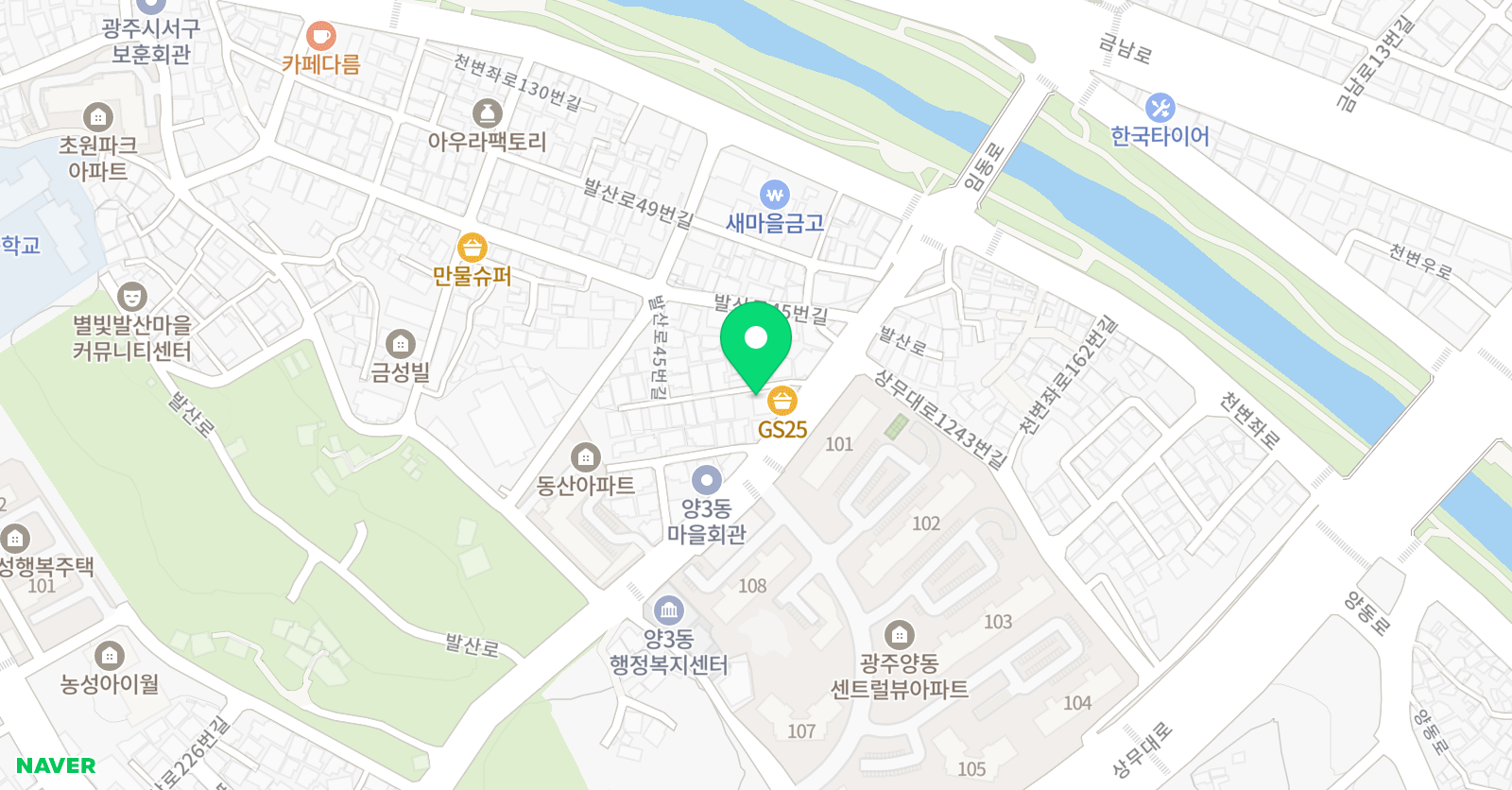 최강 태권도 위치