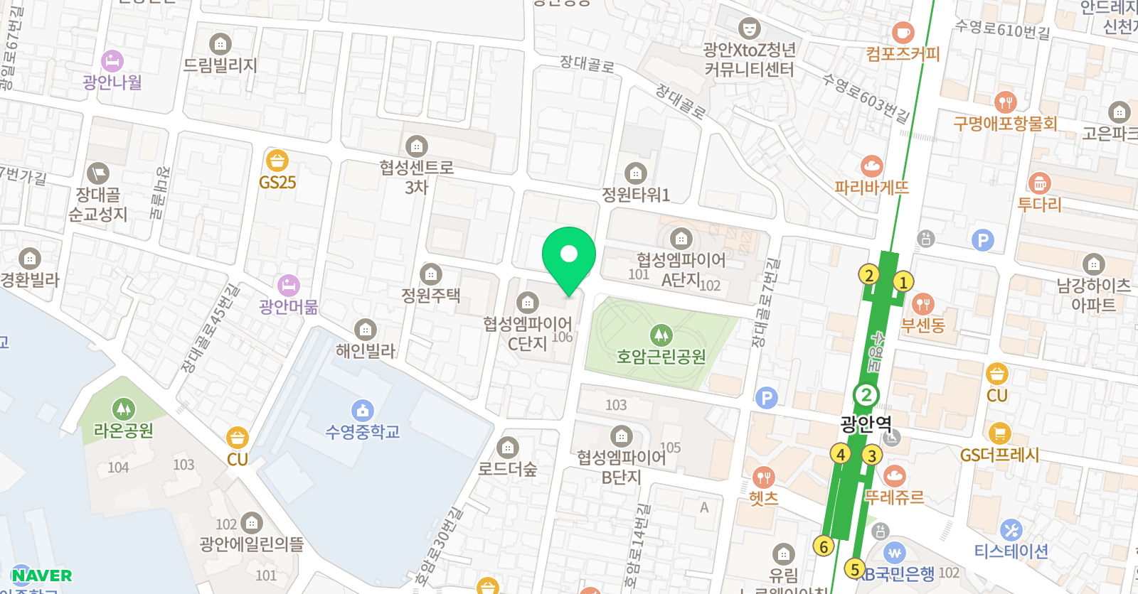 옥스포드 영어학원 위치