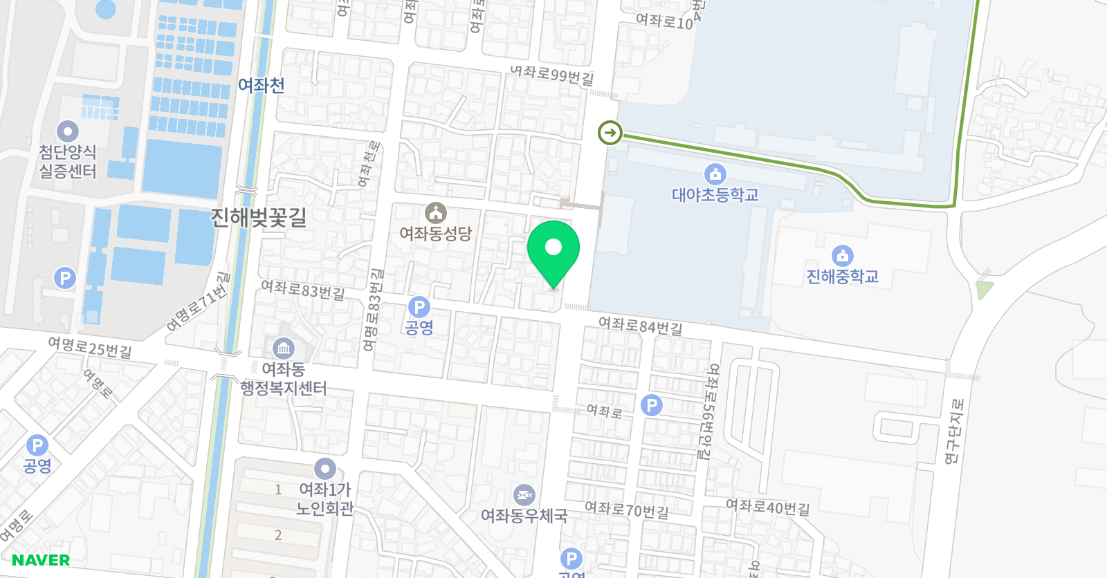 JK 영수학원 위치