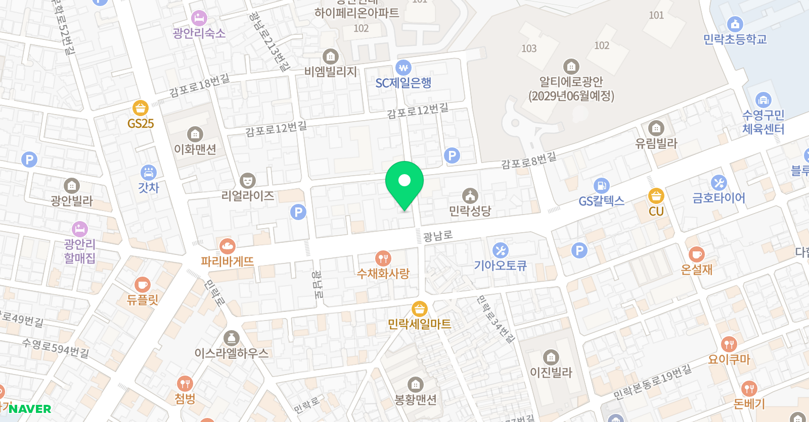 피아노비카킴아카데미 음악학원 위치
