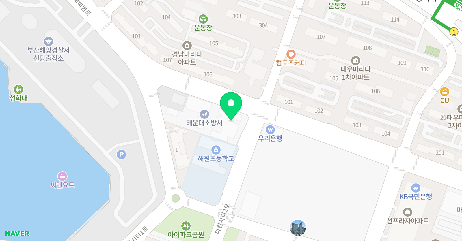 문쓰 프라이빗 영어교습소 위치