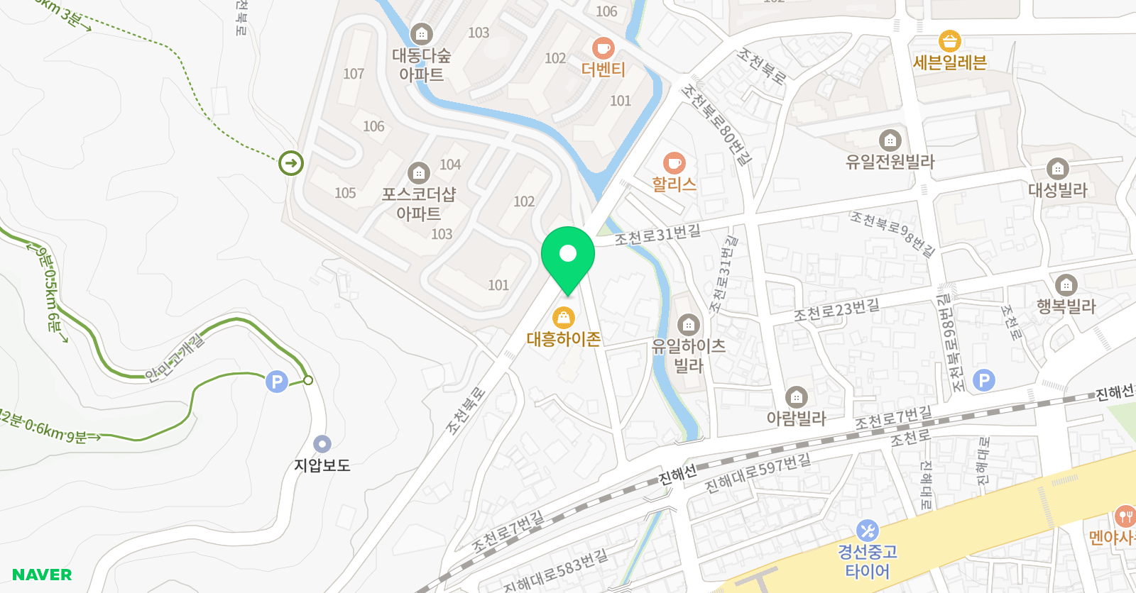 뮤엠 영어 경화점 위치