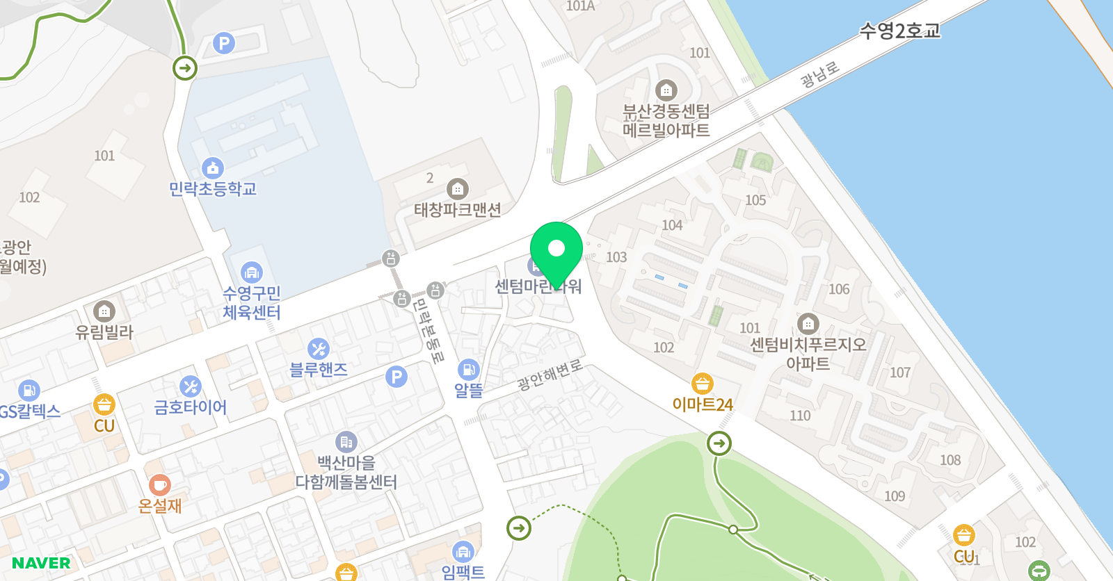 윤선생IGSE아카데미 부산민락센터 위치