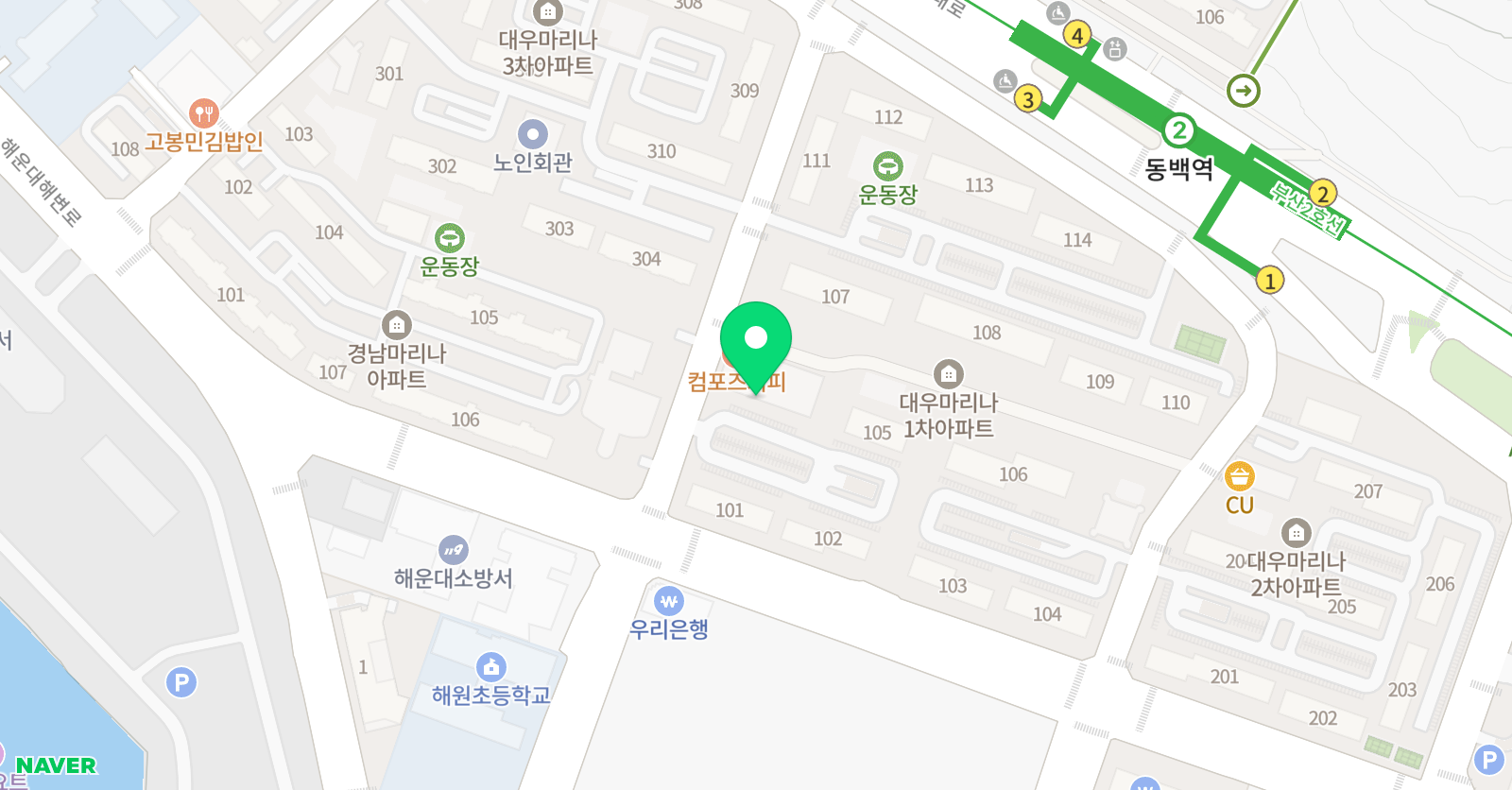소리샘피아노 위치
