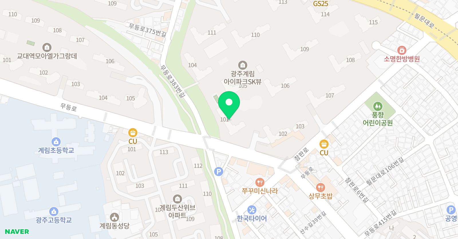 삼성영어셀레나 아이파크 삼성영어 위치