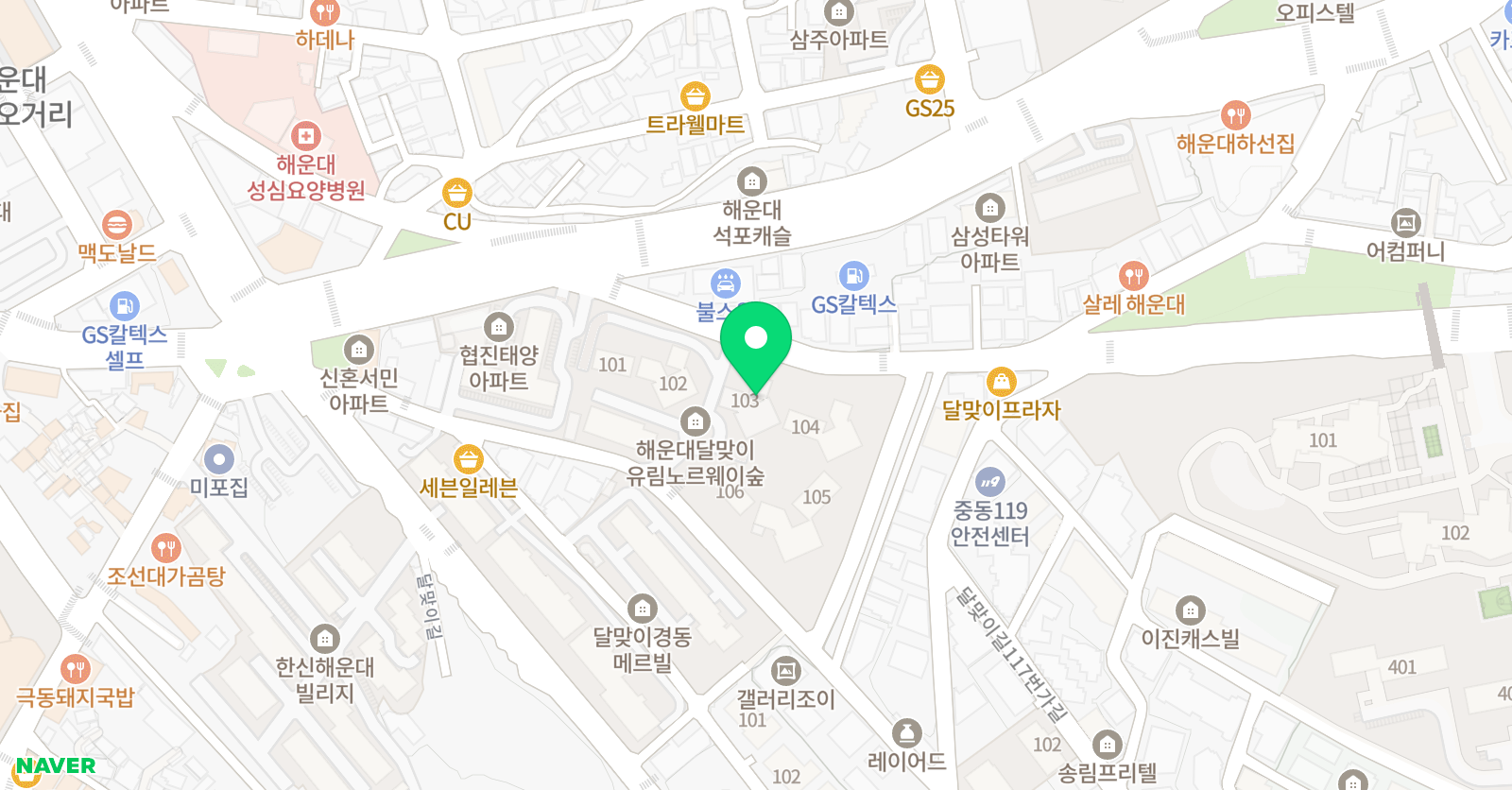 기탄 사고력교실 부산중동달맞이유림점 위치