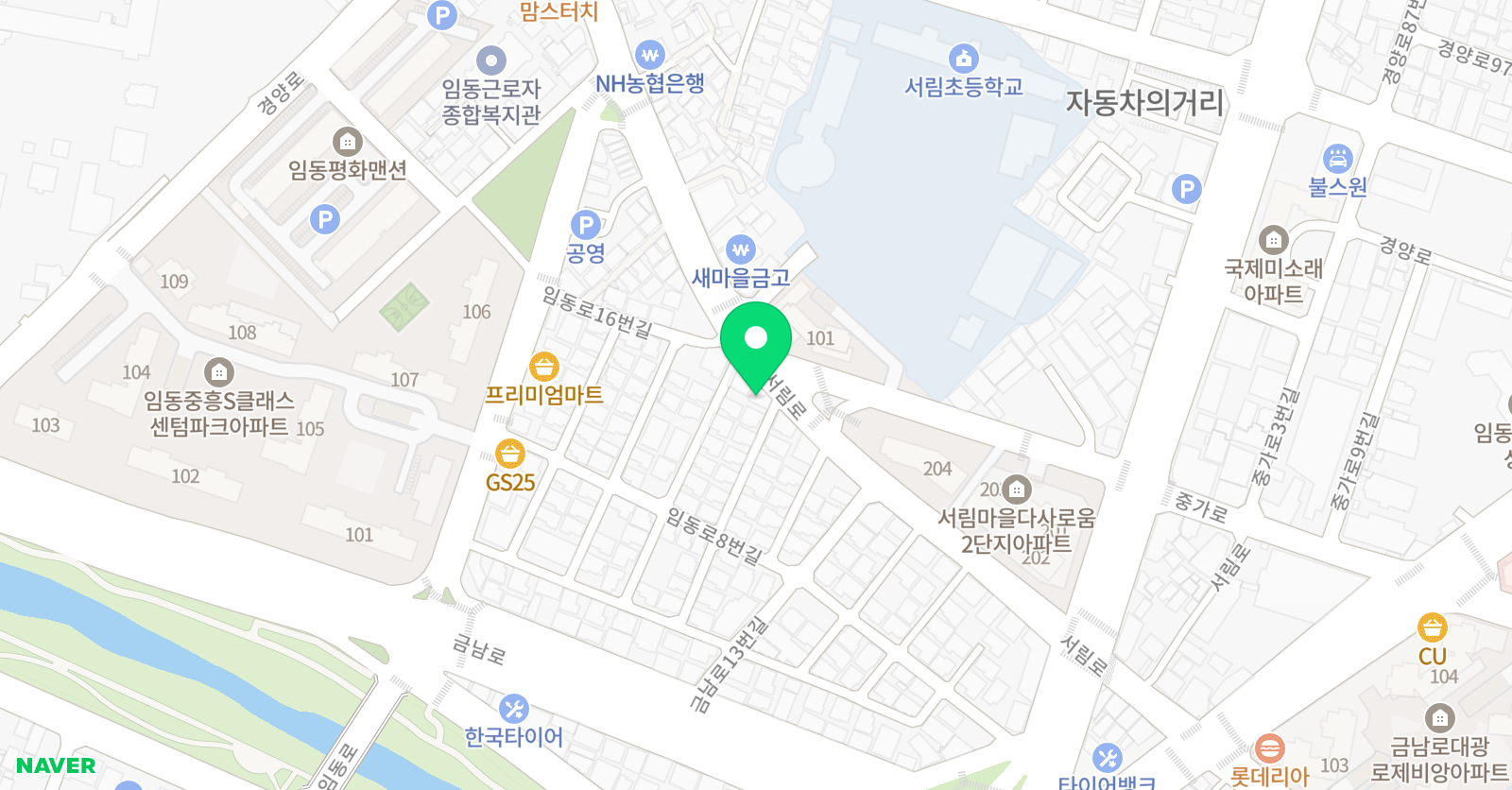 박선생 영수전문학원 위치