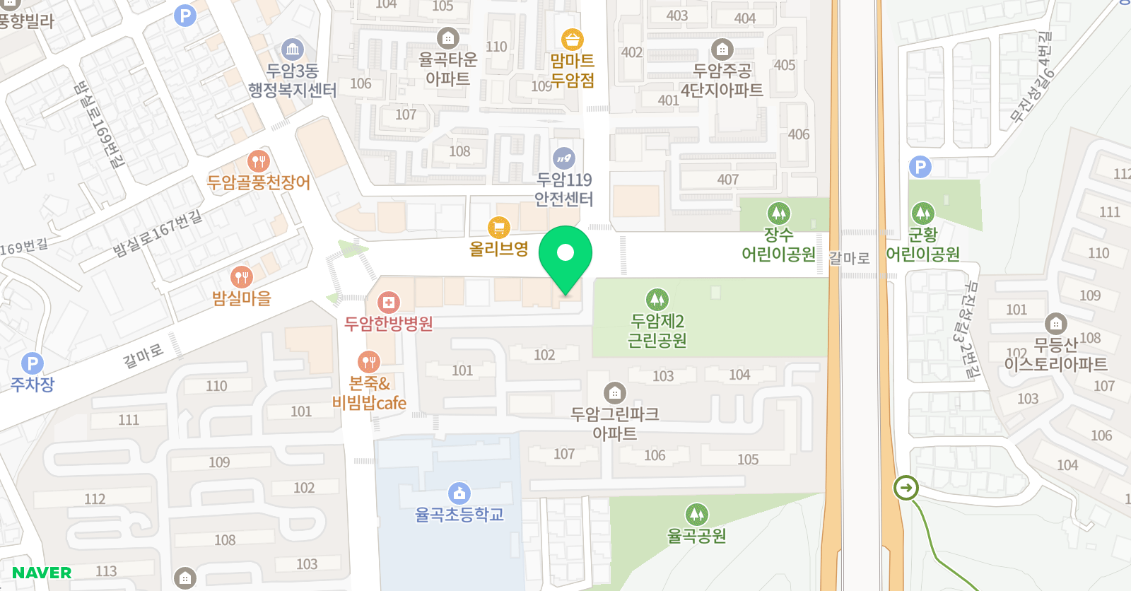 강한 수학전문학원 위치