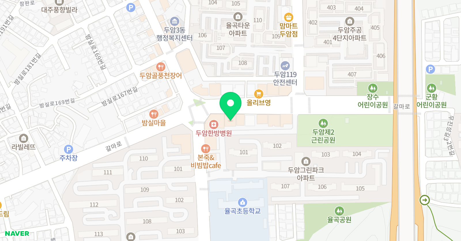 에이스 영어전문학원 위치