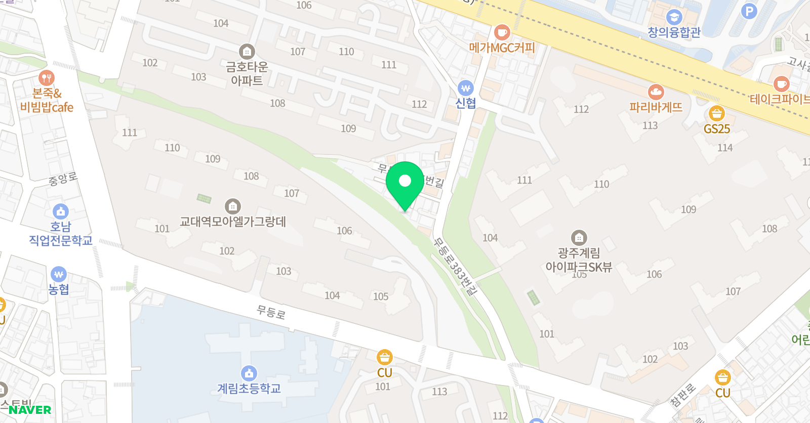 올림픽 석사 태권도 위치